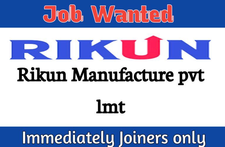 Rikun Manufacture company chennai jobs for freshers
